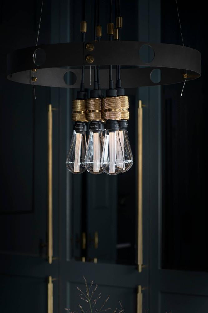 Buster + Punch Hero Light Chandelier/ Graphite, Brass - 30"