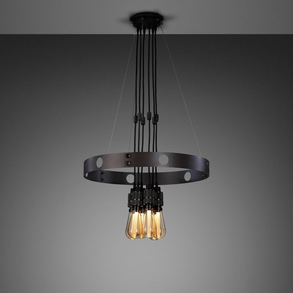 Buster + Punch Hero Light Chandelier/ Graphite, Smoked Bronze - 30"