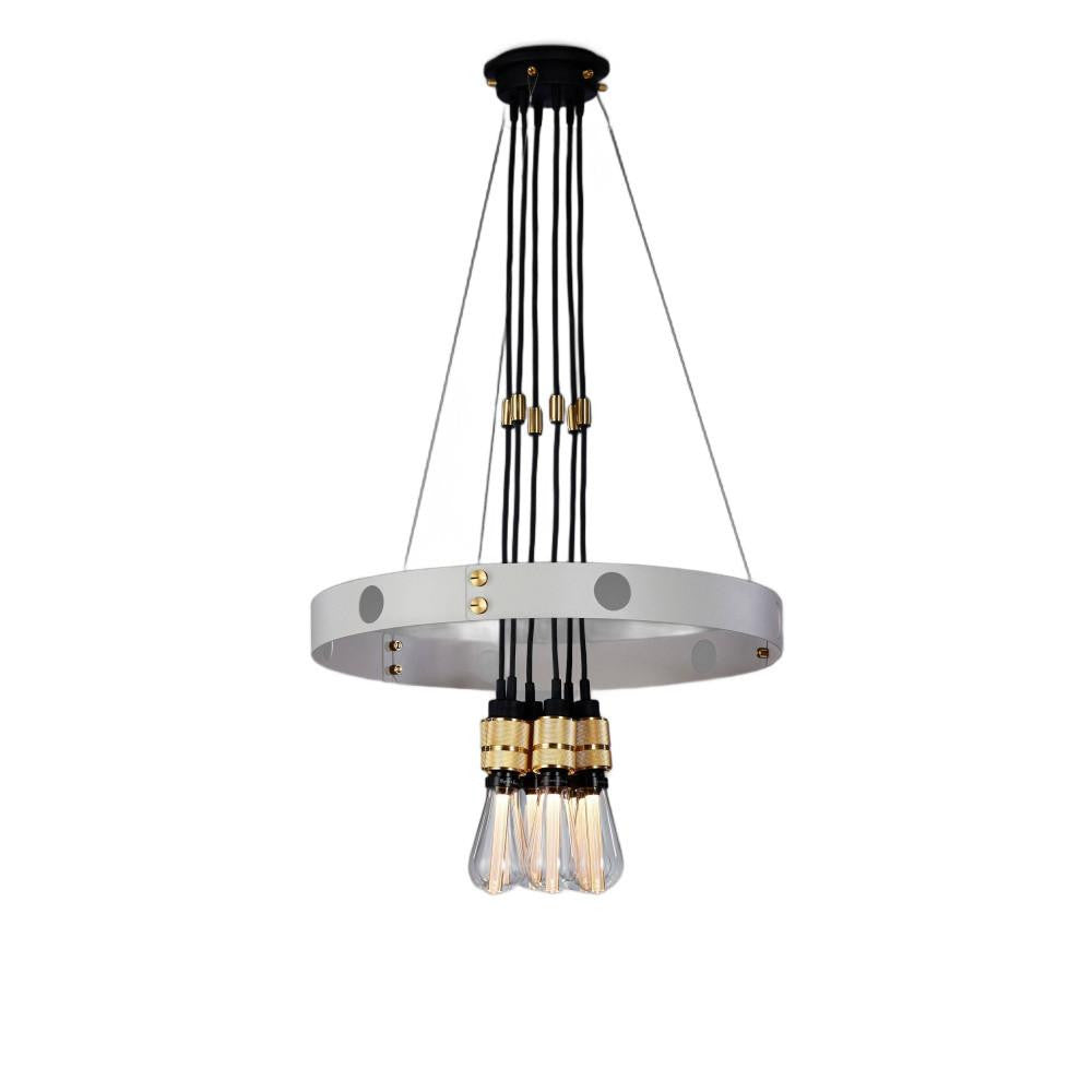 Buster + Punch Hero Light Chandelier Stone, Brass