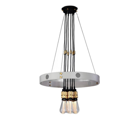 Buster + Punch Hero Light Chandelier Stone, Brass