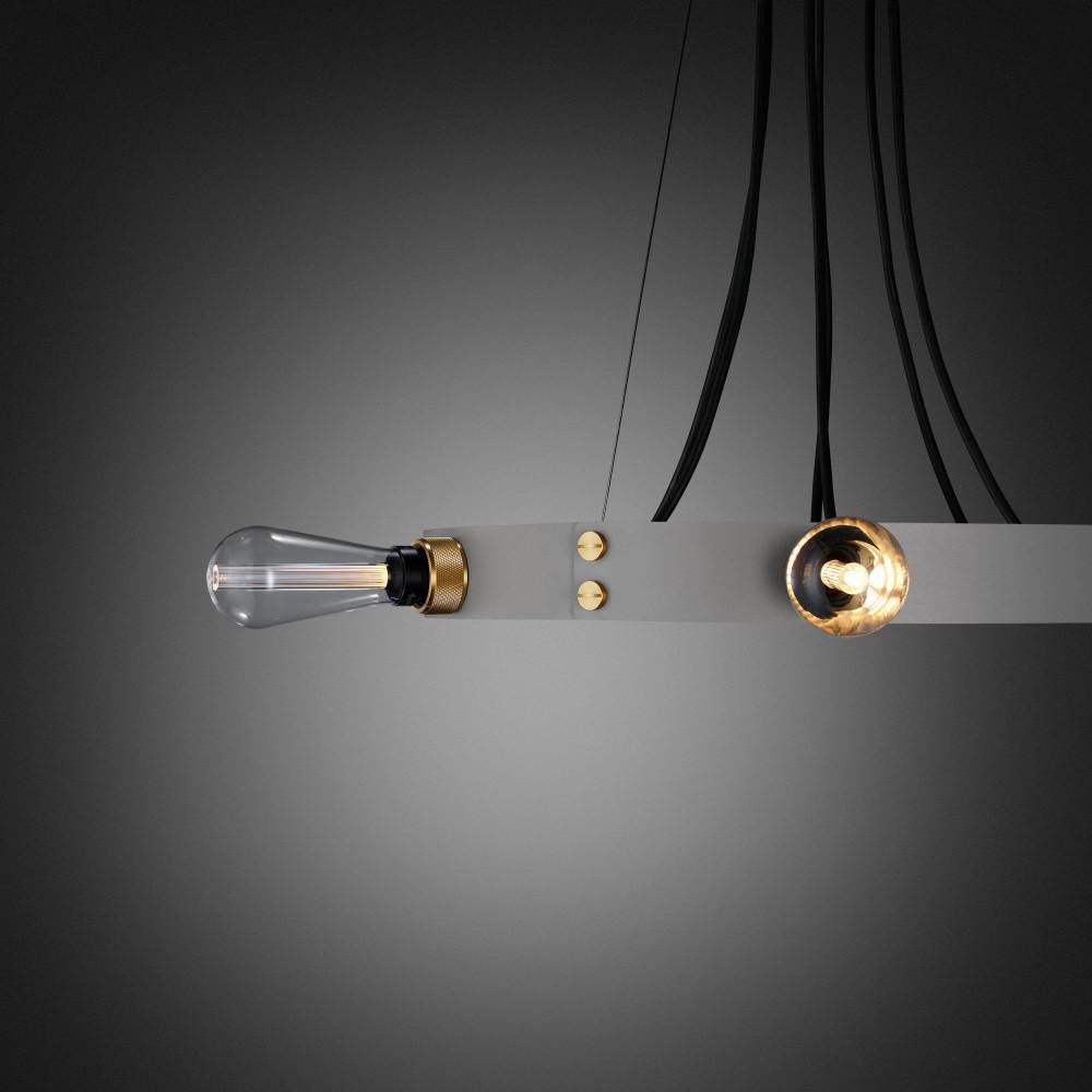 Buster + Punch Hero Light Chandelier/ Stone, Brass - 49"