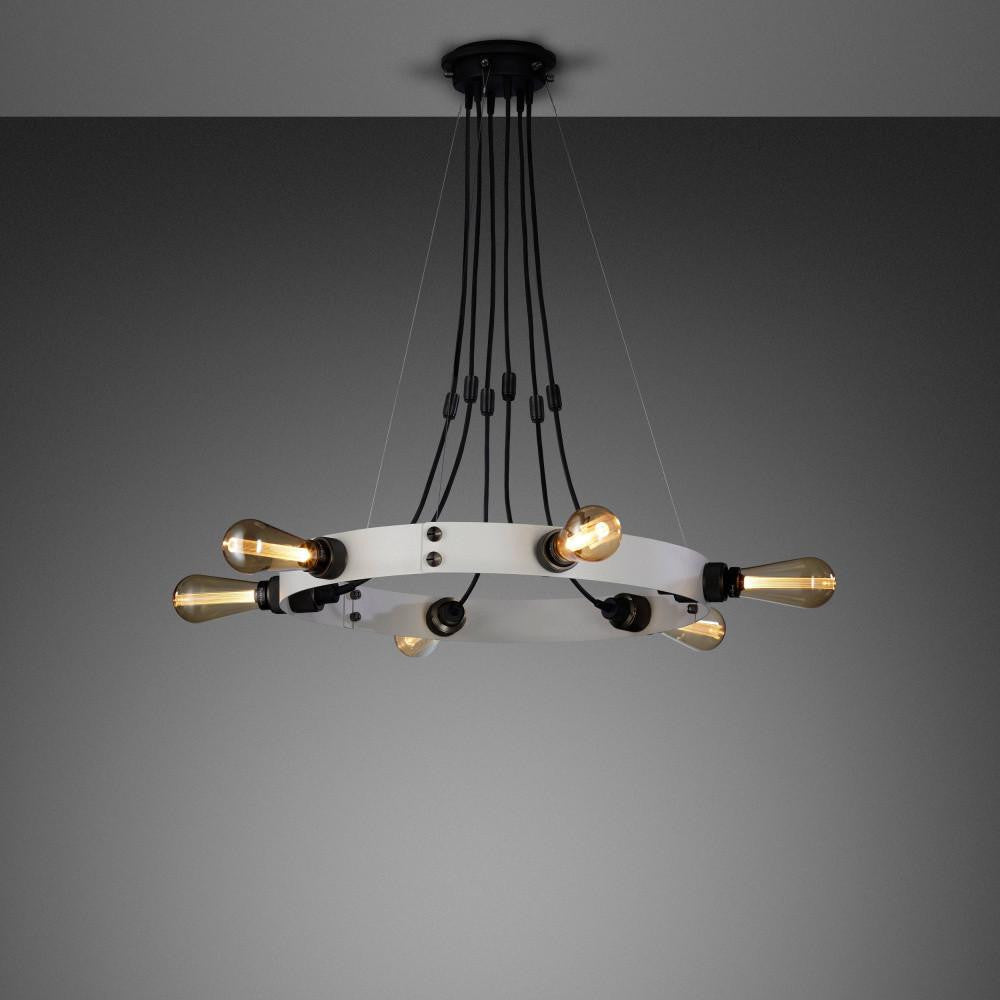 Buster + Punch Hero Light Chandelier/ Stone, Smoked Bronze - 49"