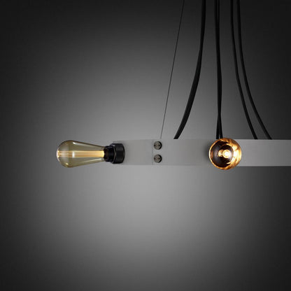 Buster + Punch Hero Light Chandelier/ Stone, Smoked Bronze - 49"