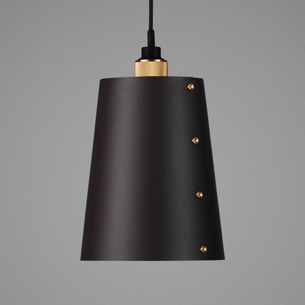Buster + Punch Hooked Pendant 1.0 Large, Graphite, Brass