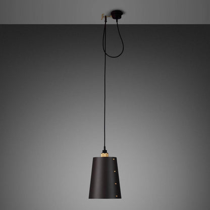 Buster + Punch Hooked Pendant 1.0 Large, Graphite, Brass