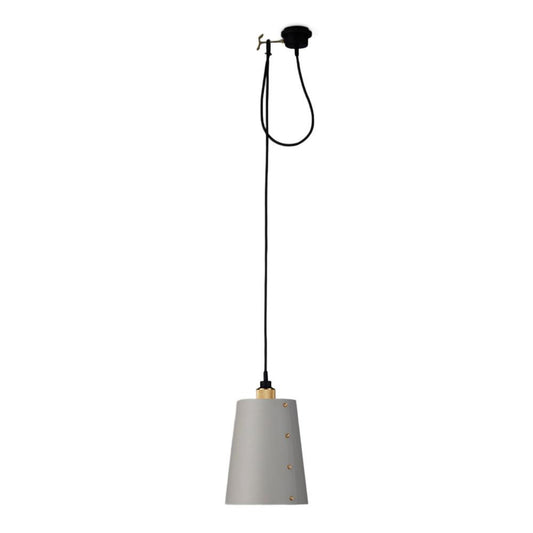 Buster + Punch Hooked Pendant 1.0 Large Stone, Brass