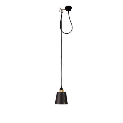 Buster + Punch Hooked Pendant 1.0 Small Graphite, Brass