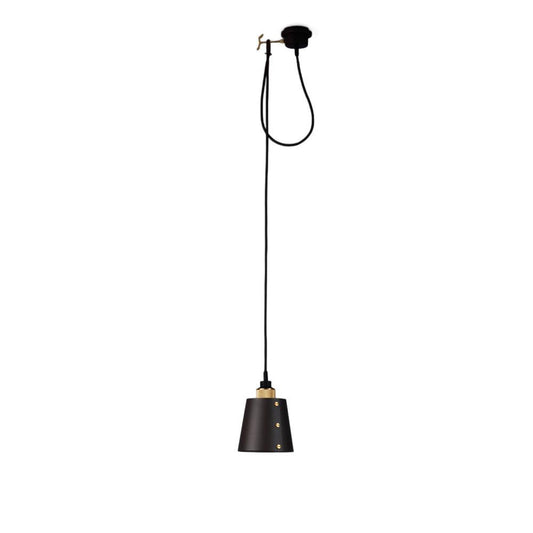 Buster + Punch Hooked Pendant 1.0 Small Graphite, Brass