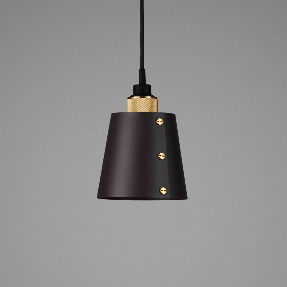 Buster + Punch Hooked Pendant 1.0 Small, Graphite, Brass