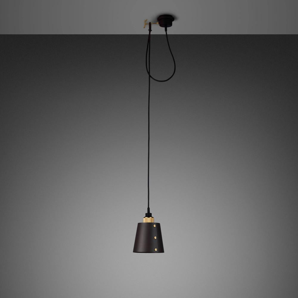 Buster + Punch Hooked Pendant 1.0 Small, Graphite, Brass