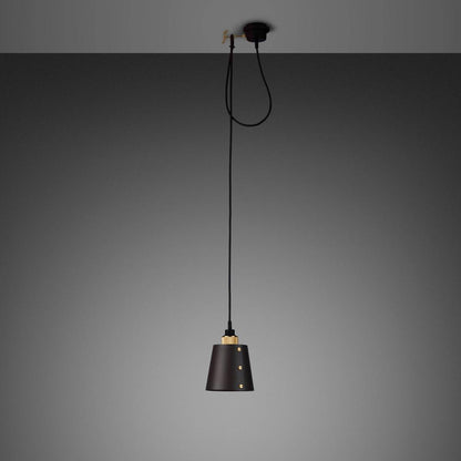 Buster + Punch Hooked Pendant 1.0 Small, Graphite, Brass