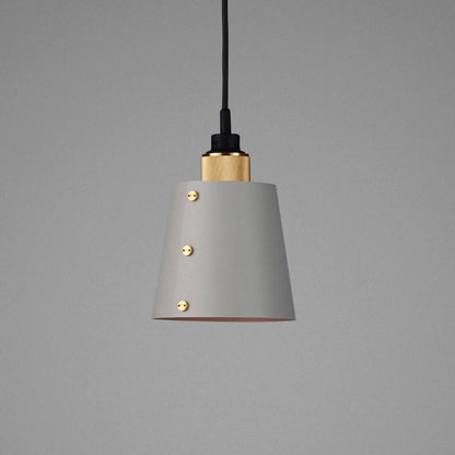 Buster + Punch Hooked Pendant 1.0 Small, Stone, Brass
