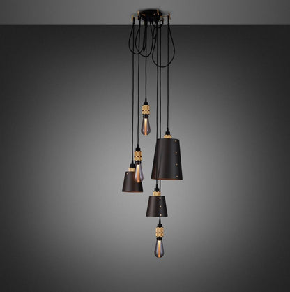 Buster + Punch Hooked Pendant 6.0 Mix, Graphite, Brass