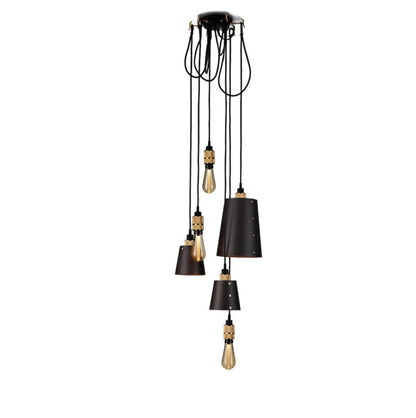 Buster + Punch Hooked Pendant 6.0 Mix Graphite, Brass