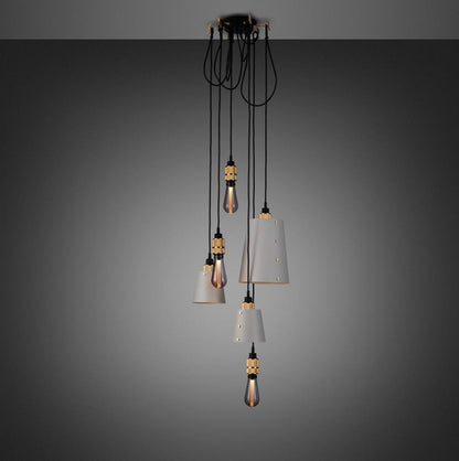 Buster + Punch Hooked Pendant 6.0 Mix, Stone, Brass
