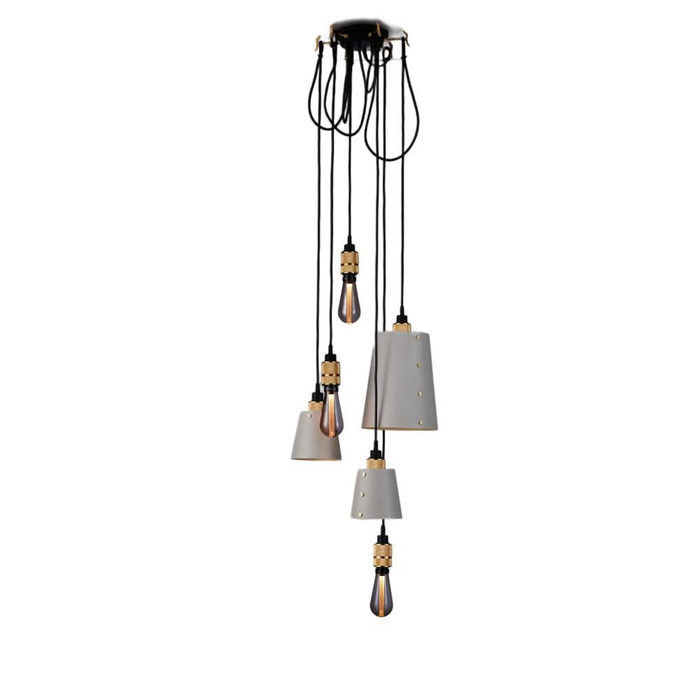 Buster + Punch Hooked Pendant 6.0 Mix Stone, Brass