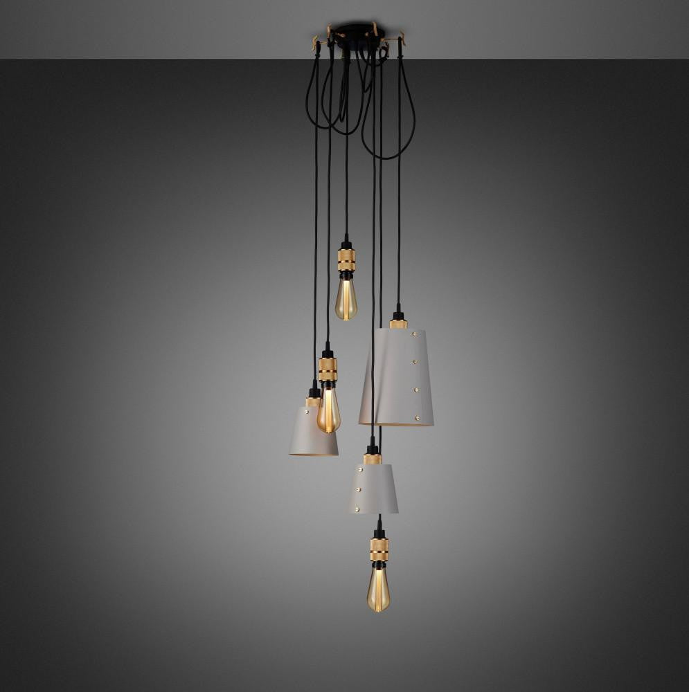 Buster + Punch Hooked Pendant 6.0 Mix, Stone, Brass