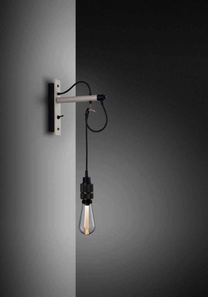 Buster + Punch Hooked Wall Sconce, Nude, Stone, Smoked Bronze