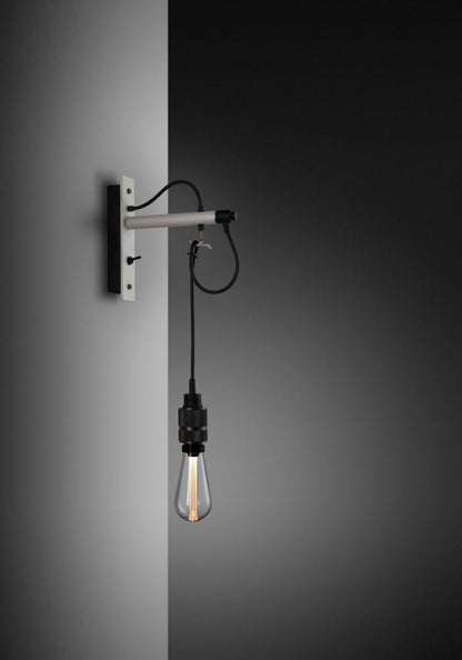 Buster + Punch Hooked Wall Sconce, Nude, Stone, Smoked Bronze
