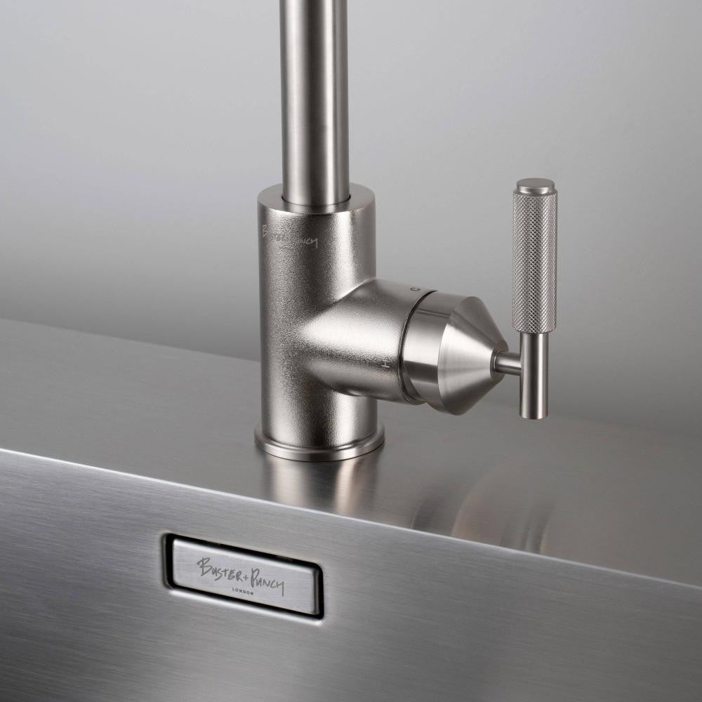 Buster + Punch Kitchen Faucet, Mixer, Cross, Steel