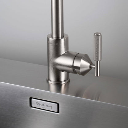 Buster + Punch Kitchen Faucet, Mixer, Cross, Steel