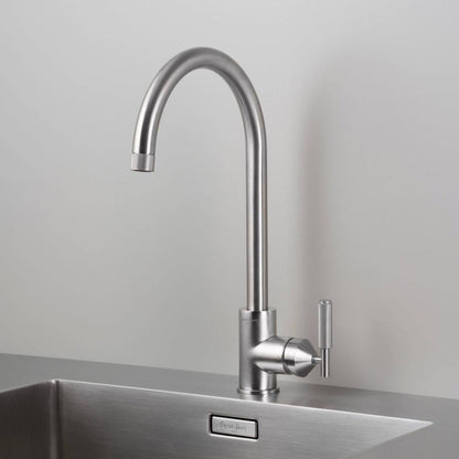Buster + Punch Kitchen Faucet, Mixer, Cross, Steel