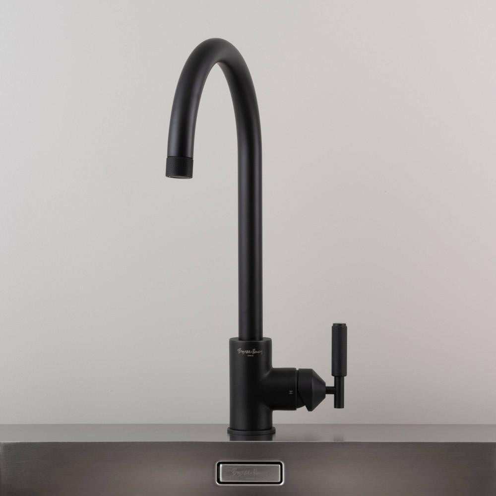 Buster + Punch Kitchen Faucet, Mixer, Cross, Welders Black