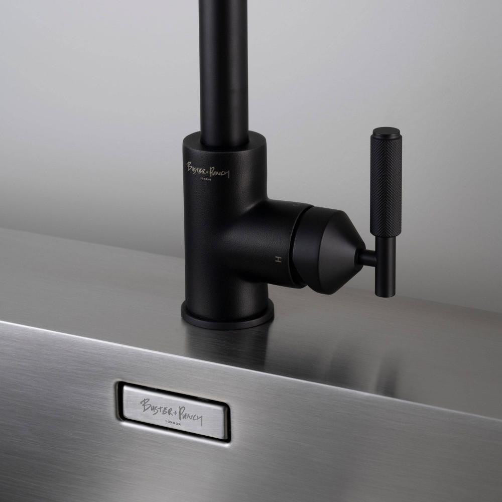 Buster + Punch Kitchen Faucet, Mixer, Cross, Welders Black