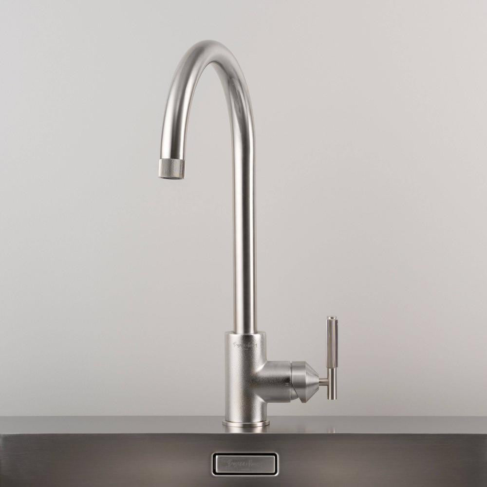Buster + Punch Kitchen Faucet, Mixer, Linear, Steel