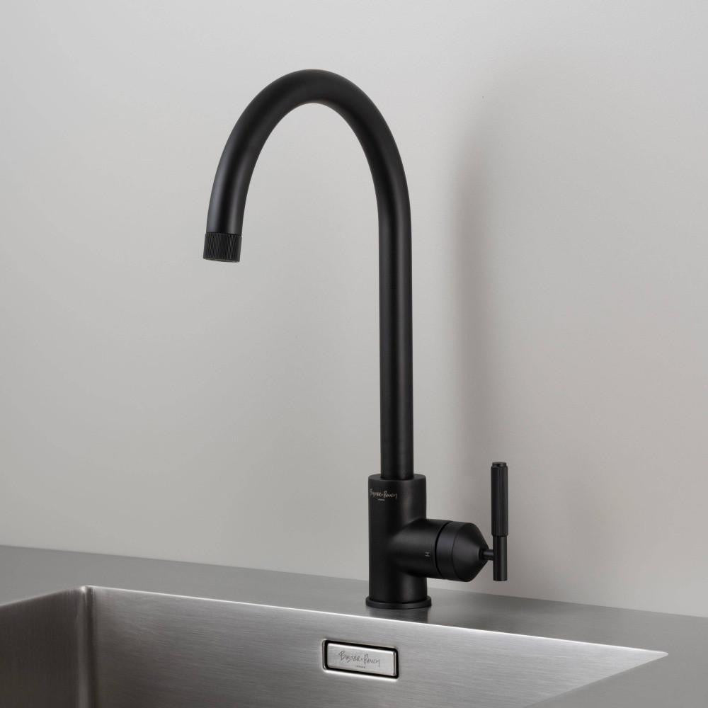 Buster + Punch Kitchen Faucet, Mixer, Linear, Welders Black