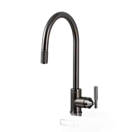 Buster + Punch Kitchen Faucet Pull-Out Mixer Cross Gun Metal