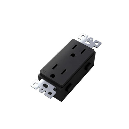 Buster + Punch Buster + Punch Outlet Module, Duplex Black