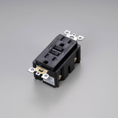 Buster + Punch Outlet Module, Duplex GFCI, Black