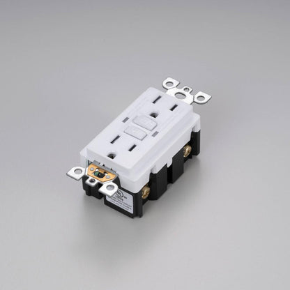 Buster + Punch Outlet Module, Duplex GFCI, White