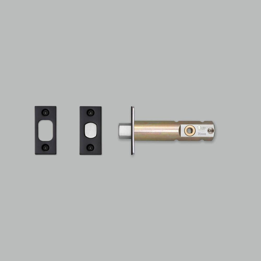 Buster + Punch Privacy Bolt, Thumbturn Lock, Black - 2-3/4"