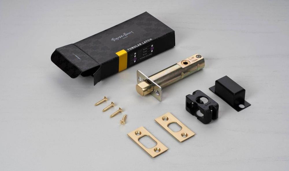 Buster + Punch Privacy Bolt, Thumbturn Lock, Black - 2-3/4"