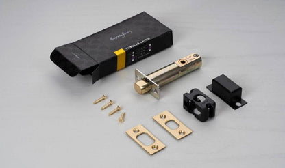 Buster + Punch Privacy Bolt, Thumbturn Lock, Black - 2-3/4"