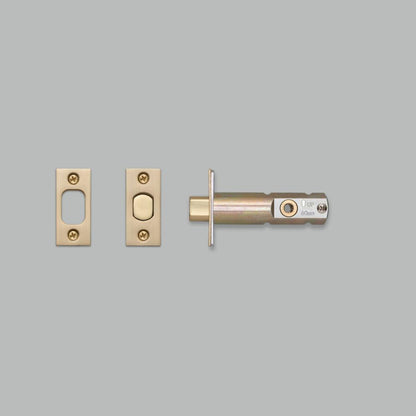 Buster + Punch Privacy Bolt, Thumbturn Lock, Brass  - 2-3/4"