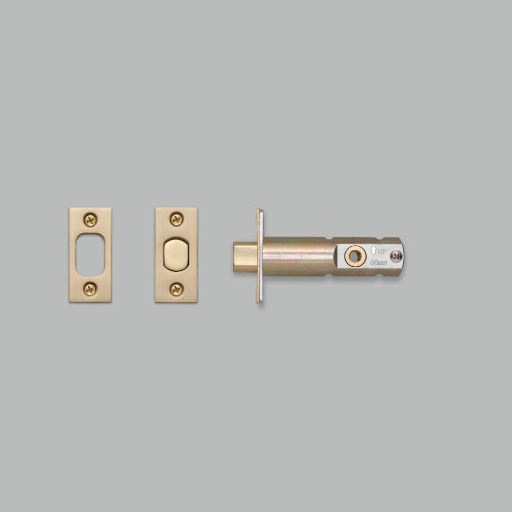 Buster + Punch Privacy Bolt, Thumbturn Lock, Brass  - 2-3/8"