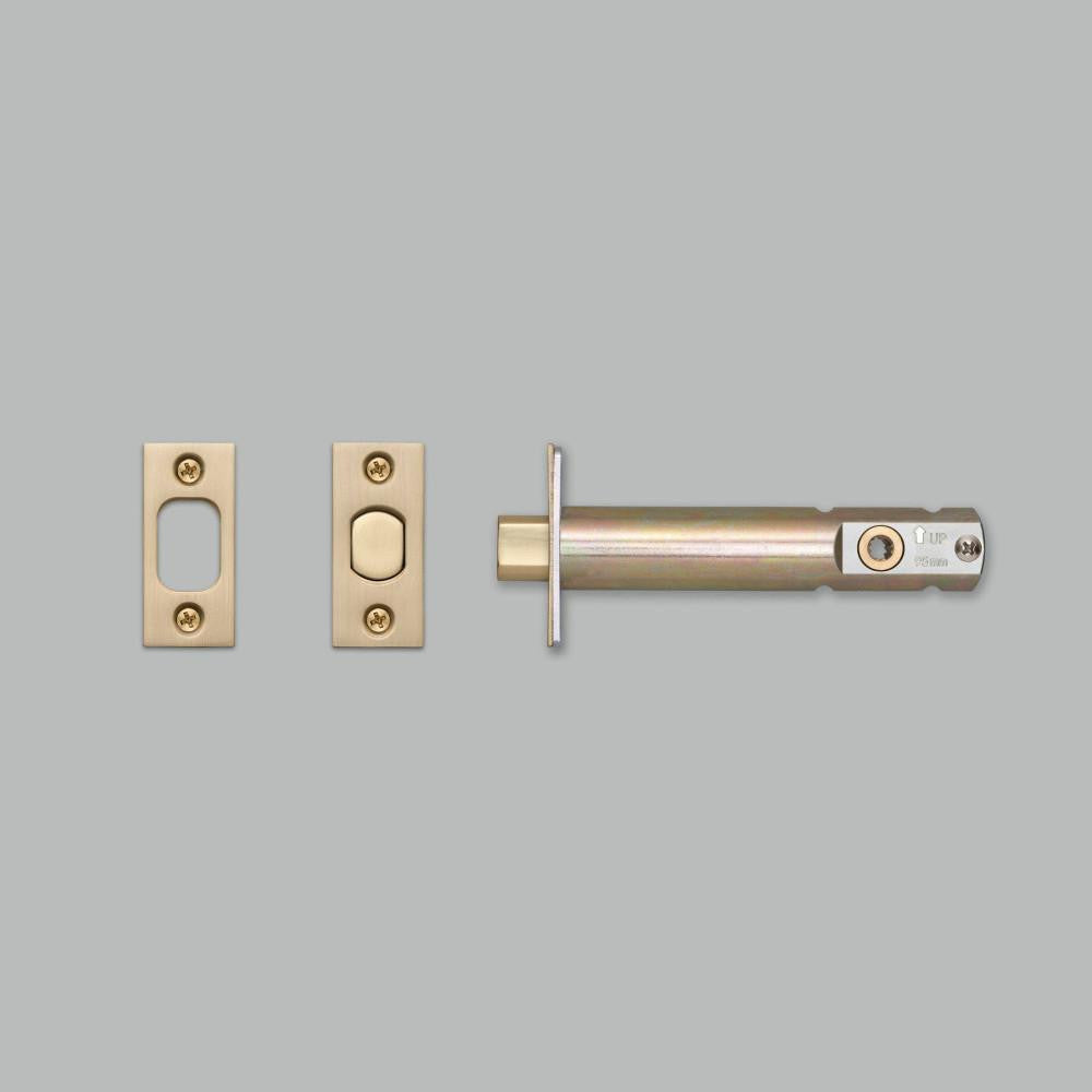 Buster + Punch Privacy Bolt, Thumbturn Lock, Brass - 3-3/4"