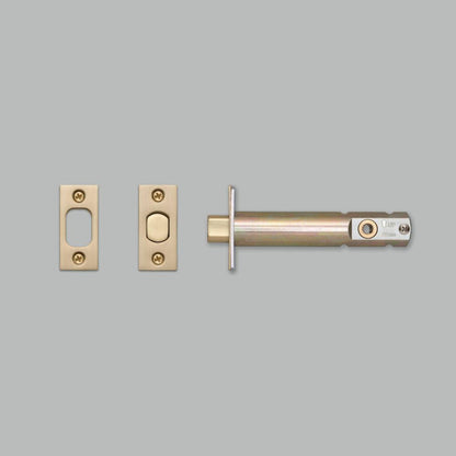 Buster + Punch Privacy Bolt, Thumbturn Lock, Brass - 3-3/4"