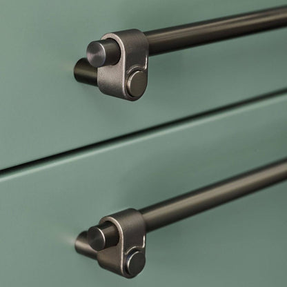 Buster + Punch Pull Bar, Cast, Gun Metal, Medium