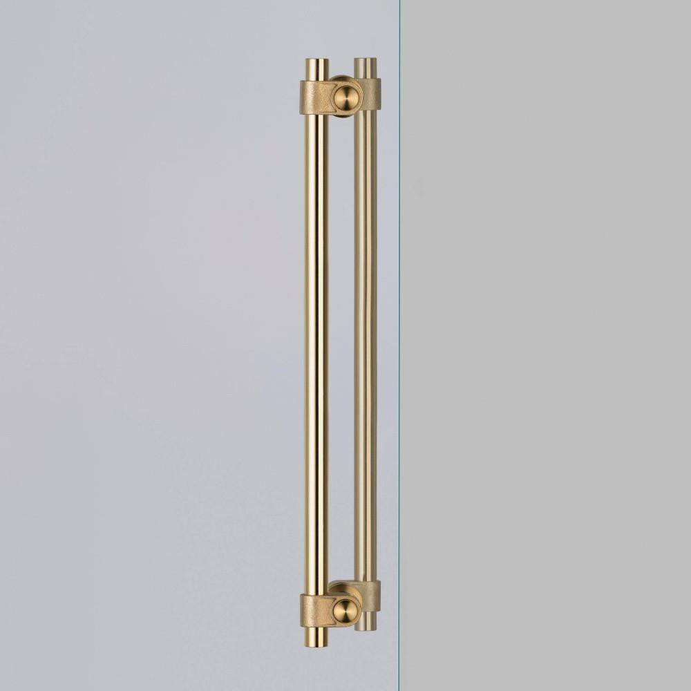 Buster + Punch Pull Bar, Double-Sided, Cast, Brass, Large