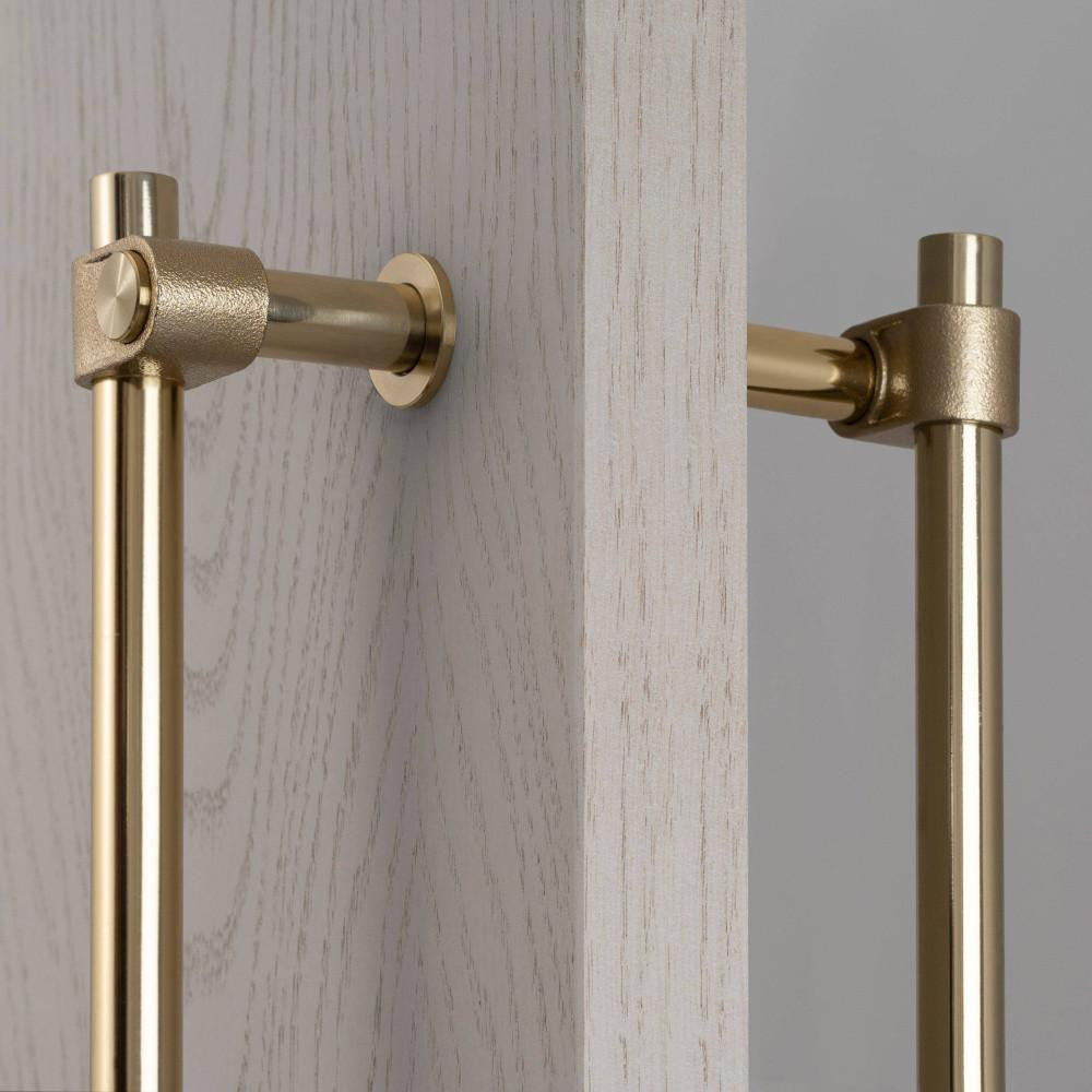 Buster + Punch Pull Bar, Double-Sided, Cast, Brass, Large