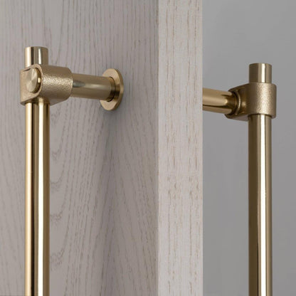 Buster + Punch Pull Bar, Double-Sided, Cast, Brass, Large