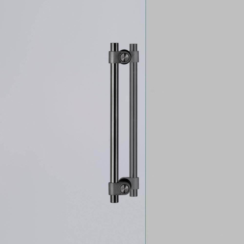 Buster + Punch Pull Bar, Double-Sided, Cast, Gun Metal, Medium