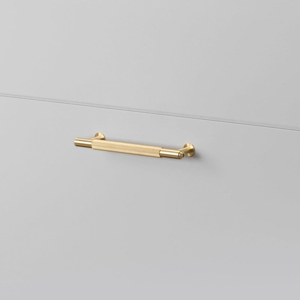 Buster + Punch Pull Bar, Linear, Small, Brass