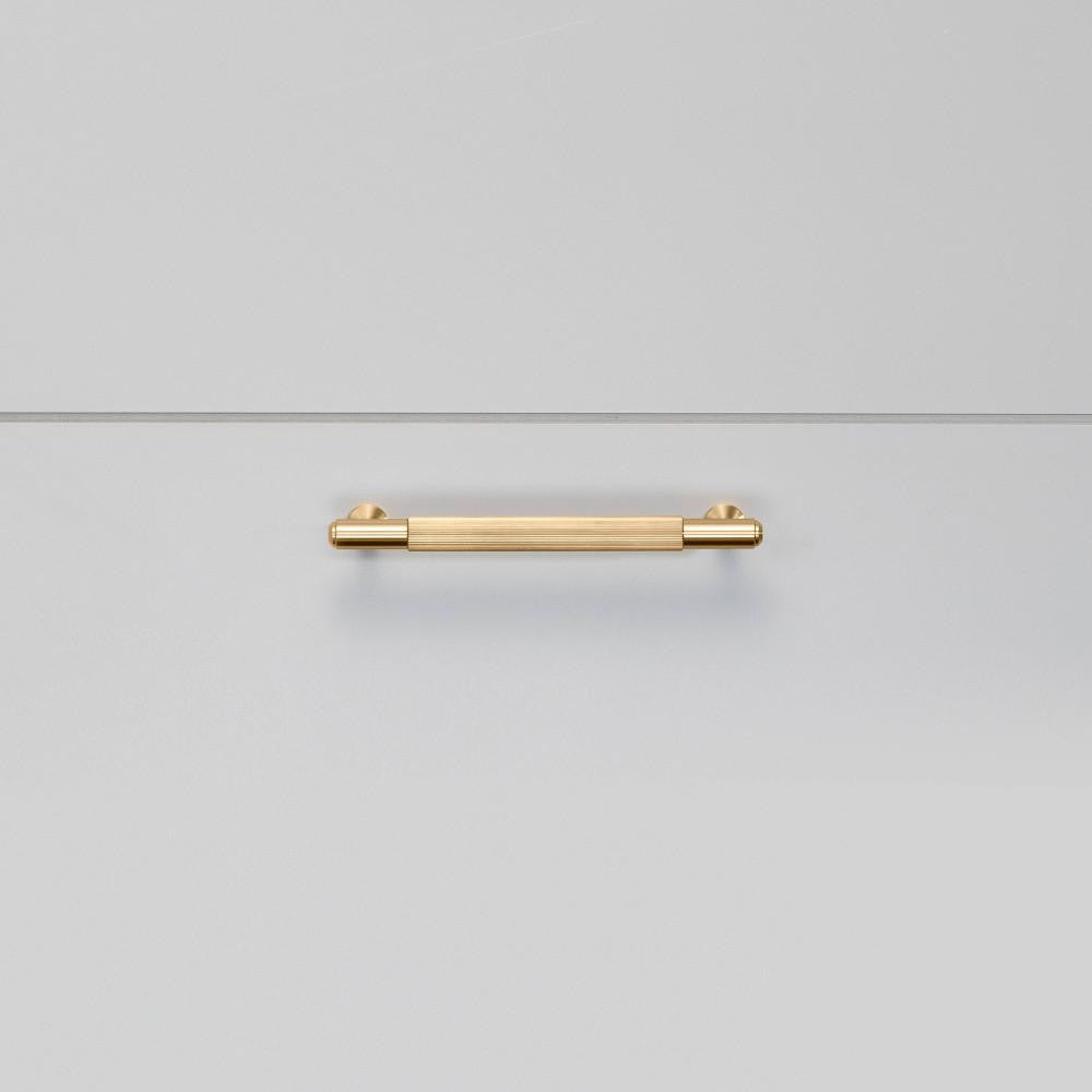 Buster + Punch Pull Bar, Linear, Small, Brass