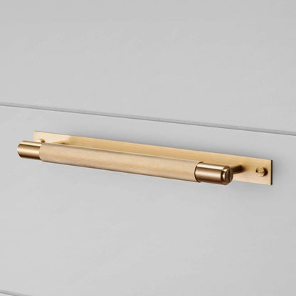 Buster + Punch Pull Bar, Plate, Cross, Small, Brass