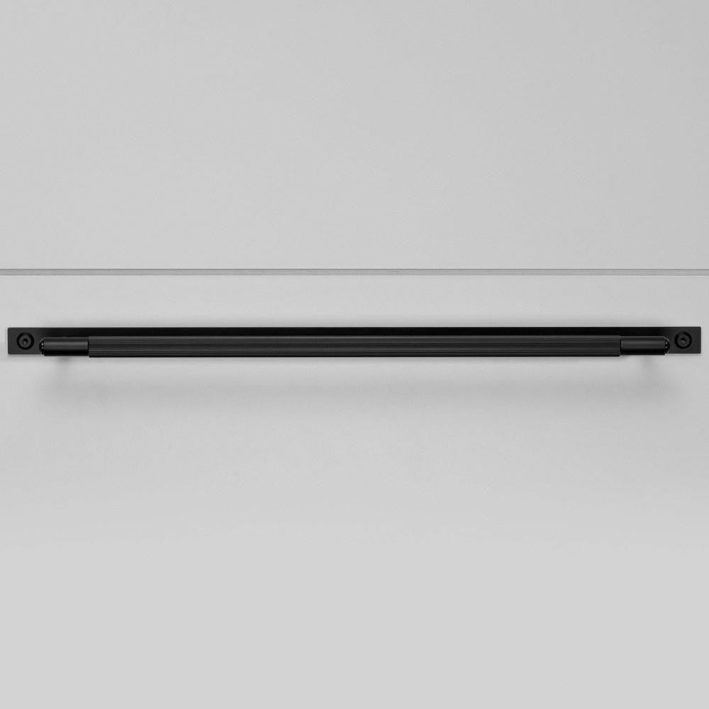 Buster + Punch Pull Bar, Plate, Linear, Large, Black